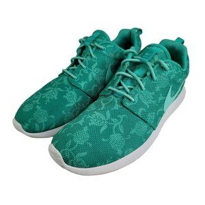 Nike Roshe Run GPX “Atomic Teal Floral” Floral Graphic Pack 555445-330 Size 8.0M
